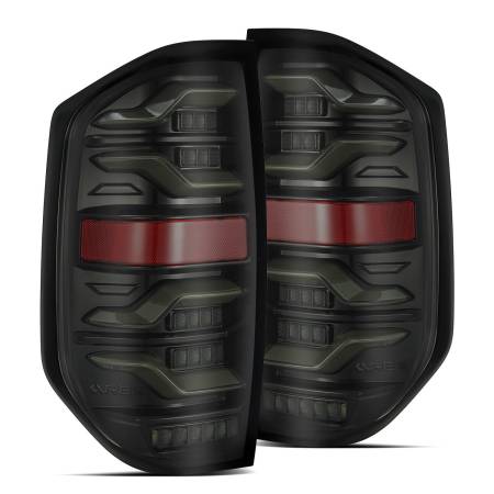 AlphaRex - AlphaRex 14-21 Toyota Tundra LUXX LED Taillights Alpha Blk w/Activ Light/Seq Signal