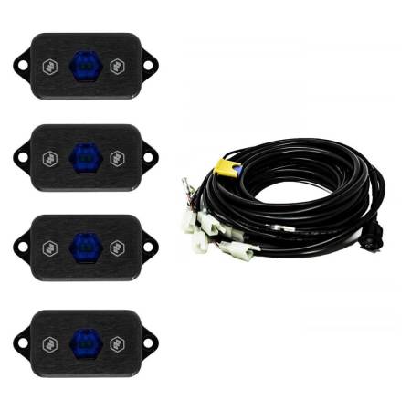 Baja Designs - Baja Designs Universal Blue Rock Light Kit