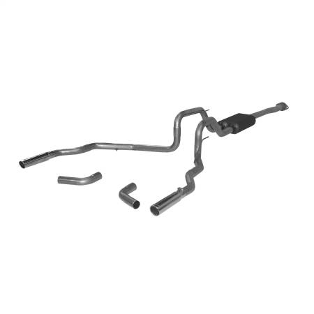 Flowmaster - Flowmaster 11-14 F150 Force II Cat-Back System 409S - Dual Rear/Side Exit