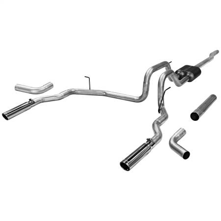 Flowmaster - Flowmaster 04-08 F150 Thunder American Thunder Cat-Back Exhaust System - Dual Rear/Side Exit