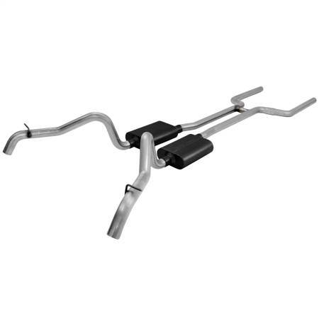 Flowmaster - Flowmaster 67-68 Gm American Thunder Header-Back System - Dual Side Exit