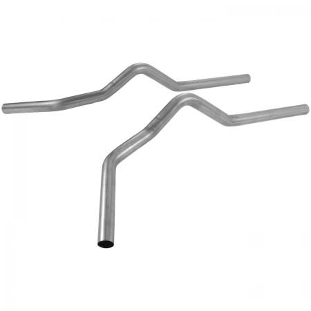 Flowmaster - Flowmaster 73-87 Gm P/Up Prebent Tailpipes - 2.50 In. Side Exit (Pair)