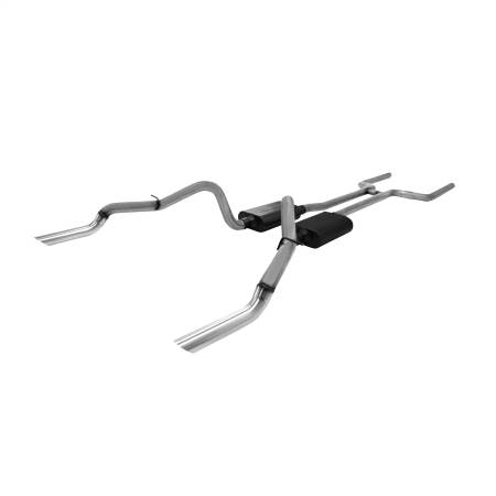 Flowmaster - Flowmaster 69 Cam/Fbird American Thunder Header-Back System - Dual Rear Exit