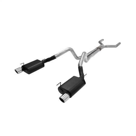 Flowmaster - Flowmaster 05-10 Mustang American Thunder Cat-Back System 409S - Dual Rear Exit