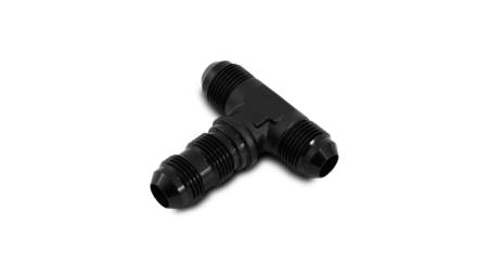 Vibrant Performance - Vibrant Performance -3AN Bulkhead Adapter Tee Fitting - Anodized Black Only