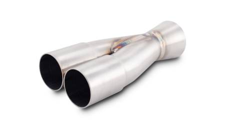 Vibrant Performance - Vibrant Performance 2-1 Merge Collector 1.50in Inlet I.D. x 2.00in Outlet O.D. - 7.00in Overall Length