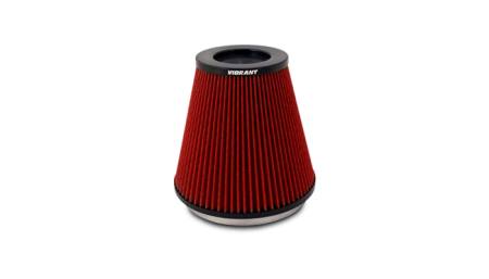Vibrant Performance - Vibrant Performance The Classic Perf Air Filter 5in Cone OD x 7in Height x 7in Flange ID