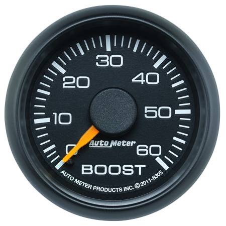 AutoMeter - AutoMeter Factory Match 52.4mm Mechanical 0-60 PSI Boost Gauge