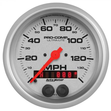 AutoMeter - AutoMeter Ultra-Lite 3-3/8in 140MPH GPS Speedometer