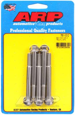 ARP - ARP M8 x 1.25 x 75 hex SS bolts 761-1012