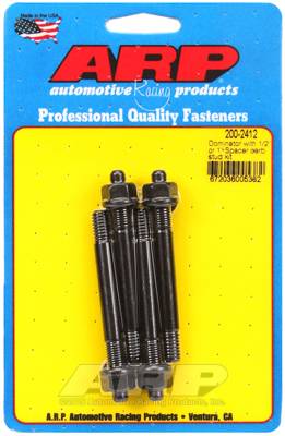 ARP - ARP Dominator with 1/2" or 1" spacer carb stud kit 200-2412