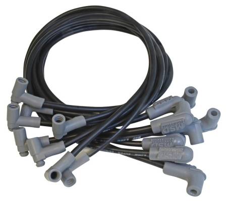 MSD Ignition - MSD Wire Set, Black Super Conductor, Big Block Chevy with HEI Tower Cap