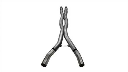 CORSA Performance - Corsa 2015-2020 Ford Mustang GT350 3in Double X Pipe Exhaust