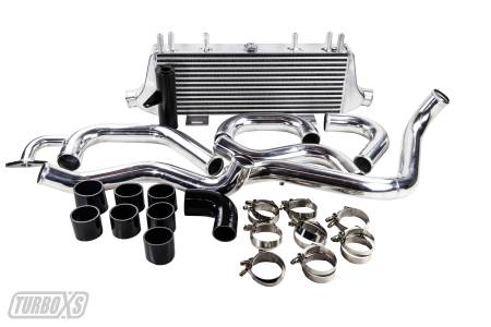 Turbo XS - Turbo XS 02-05 WRX/STi FM Intercooler *Use Factory BOV/CrashBeam Built In/BOV NOT INCL*