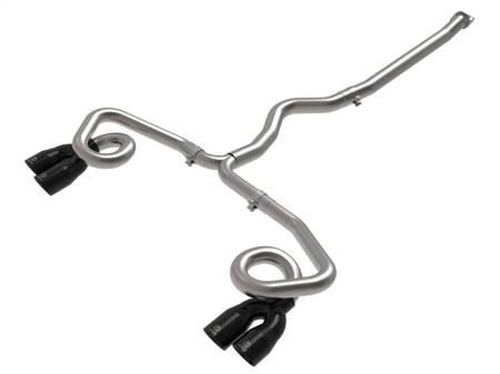 aFe Power (Advanced FLOW Engineering) - aFe Takeda 3in to 2-1/2in 304 SS Cat-Back Exhaust w/ Black Tips 22-23 Subaru WRX H4-2.4L (t)