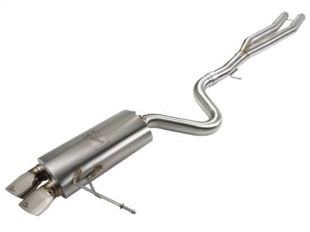 aFe Power (Advanced FLOW Engineering) - aFe MACHForce Exhaust Cat-Back SS-304 w/ Polished Tips 07-13 BMW 328i (E92/93) L6 3.0L Non-Turbo