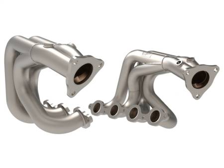 aFe Power (Advanced FLOW Engineering) - aFe Twisted 304SS Header 2020 Chevy Corvette (C8) 6.2L V8 - Titanium Ceramic Coated