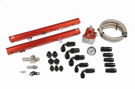 Aeromotive - Aeromotive 5.0 Liter Ford Street Billet Fuel Rail System (Ford 5.0 86-98) 5/8in I.D.