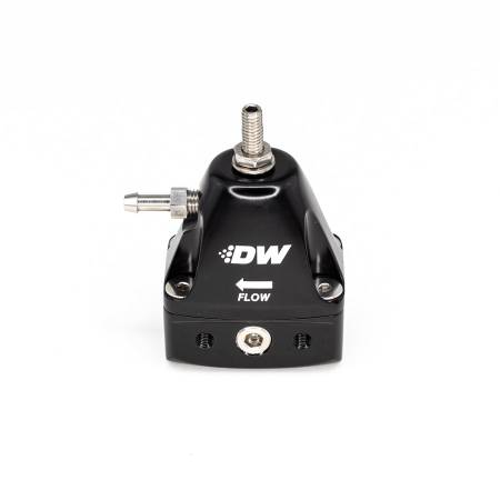 DeatschWerks - DeatschWerks DWR1000iL In-Line Adjustable Fuel Pressure Regulator - Black
