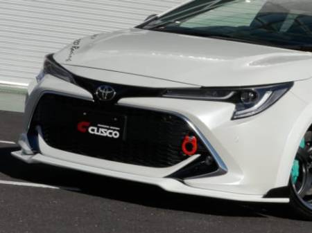 Cusco - Cusco 19+ Toyota Corolla Hatchback Front Lip Spoiler (Primer/Unpainted)
