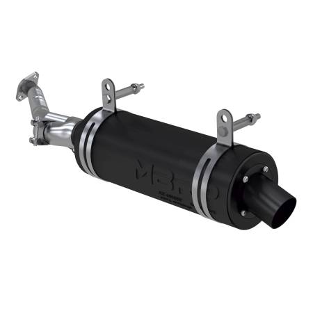 MBRP Exhaust - MBRP 06-11 Kawasaki KVF 750 Brute Force Slip-On Combination Exhaust w/Sport Muffler