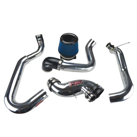 Injen - Injen 03-06 Evo 8/9/MR Cast Aluminum Intake System w/ Full Intercooler Piping Polished Short Ram Int