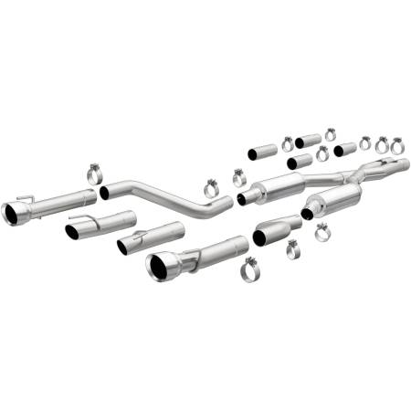 MagnaFlow Exhaust Products - MagnaFlow 2017+ Dodge Charger 409 SS Polished 3in Quad Tips Cat-Back Exhaust