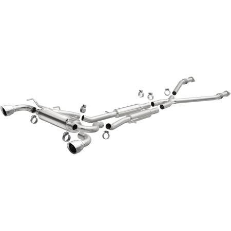 MagnaFlow Exhaust Products - MagnaFlow Cat-Back 09-17 Nissan 370Z V6 3.7L Street Series SS 2.25in Dual Split Rear Exit Exhaust