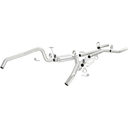 MagnaFlow Exhaust Products - MagnaFlow Sys Cat-Back 67-72 F-Body 2.50inch w/Tru-X