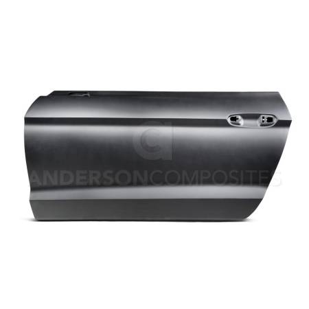 Anderson Composites - Anderson Composites 2015-2017 Ford Mustang Doors Fiberglass (Pair)