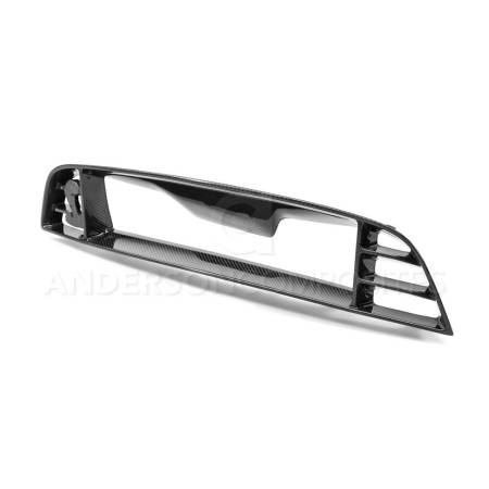 Anderson Composites - Anderson Composites 10-14 Ford Mustang/Shelby GT500 Front Upper Grille (w/ Spot for Cobra Emblem)