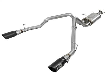 aFe Power (Advanced FLOW Engineering) - aFe MACH Force-Xp 3in 409 SS Cat-Back Exhaust 2019 RAM 1500 V8-5.7L w/ Black Tip