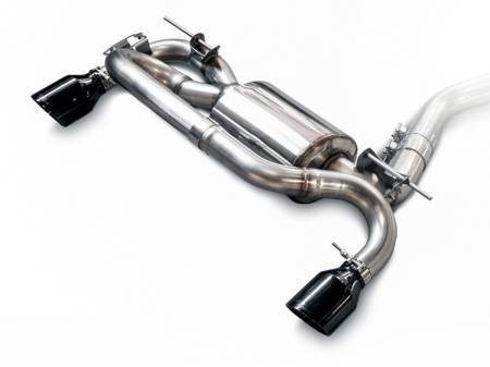 AWE Tuning - AWE BMW F22 M235i / M240i Touring Edition Axle-Back Exhaust - Diamond Black Tips (102mm)