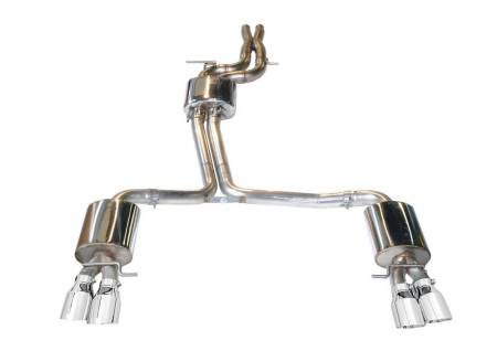 AWE Tuning - AWE Audi B8.5 S4 3.0T Touring Edition Exhaust System - Chrome Silver Tips (102mm)