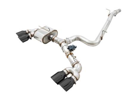 AWE Tuning - AWE MK7.5 Golf R SwitchPath Exhaust w/Diamond Black Tips 102mm