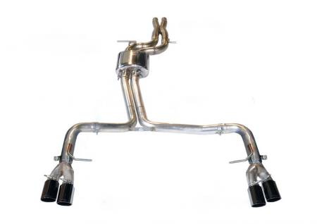 AWE Tuning - AWE Audi B8.5 S4 3.0T Track Edition Exhaust - Diamond Black Tips (102mm)