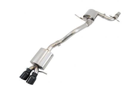 AWE Tuning - AWE Mk6 GLI 2.0T - Mk6 Jetta 1.8T Touring Edition Exhaust - Diamond Black Tips