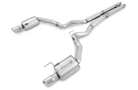 AWE Tuning - AWE S550 Mustang GT Cat-back Exhaust - Touring Edition (Chrome Silver Tips)