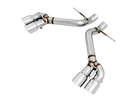 AWE Tuning - AWE 16-19 Chevrolet Camaro SS Axle-back Exhaust - Track Edition (Quad Chrome Silver Tips)