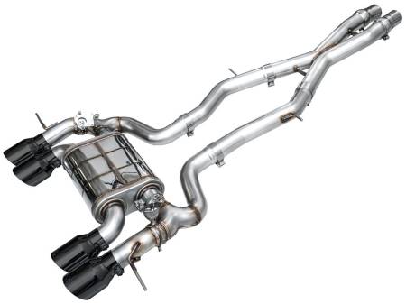 AWE Tuning - AWE 23-24 BMW G87 M2 SwitchPath Edition Exhaust - Diamond Black Tips