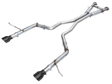 AWE Tuning - AWE 18-23 Dodge Durango SRT & Hellcat Track Edition Exhaust - Diamond Black Tips