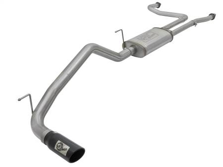 aFe Power (Advanced FLOW Engineering) - aFe MACHForce XP 2.5in Cat-Back Exhaust System w/ Black Tip Nissan Frontier 17-19 V8-5.6L