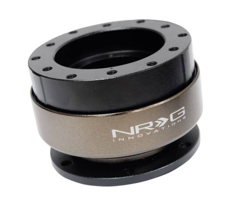 NRG Innovations - NRG Innovations Quick Release Gen 2.0 - Black Body / Chrome Ring SFI Spec 42.1