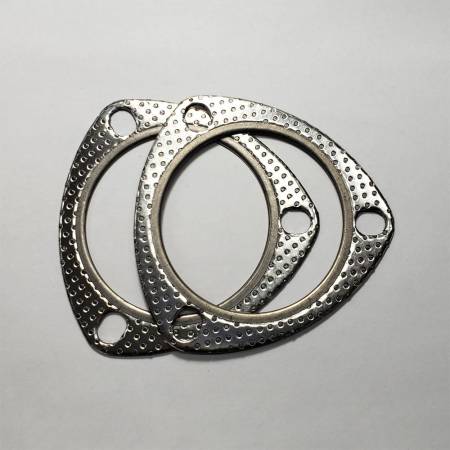Ticon Industries - Ticon Industries 3 Bolt MLSG High Temp Exhaust Gasket (3" I.D.) 2 Pack