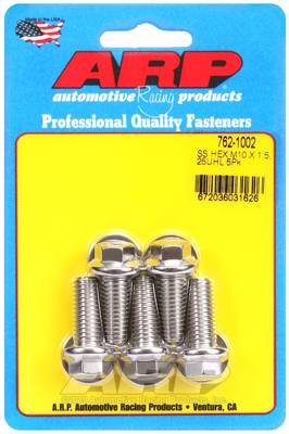ARP - ARP M10 x 1.50 x 25 hex SS bolts 762-1002