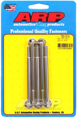 ARP - ARP M6 x 1.00 x 90 hex SS bolts 760-1014