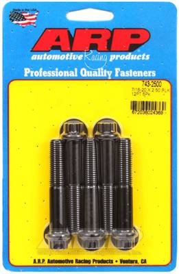 ARP - ARP 7/16-20 x 2.500 12pt black oxide bolts 743-2500