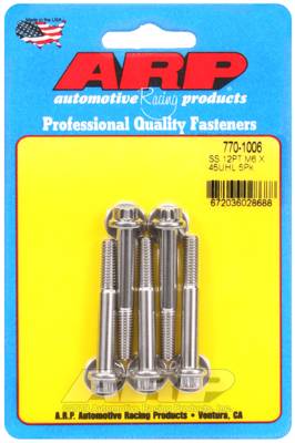 ARP - ARP M6 x 1.00 x 45 12pt SS bolts 770-1006