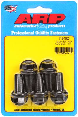 ARP - ARP 1/2-20 x 1.000 hex black oxide bolts 716-1000