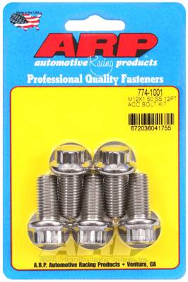 ARP - ARP M12 x 1.50 x 25 12pt SS bolts 774-1001
